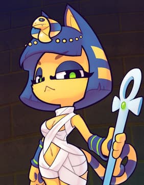Ankha - Adult comics character featured in 3 comics with 1.2M views - Profile