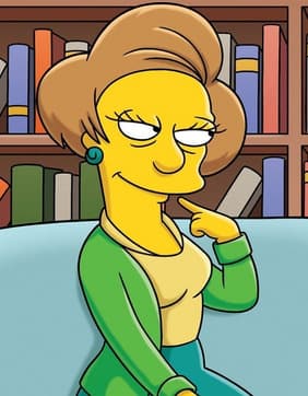 Edna Krabappel - Adult comics character featured in 5 comics with 10.6M views - Profile