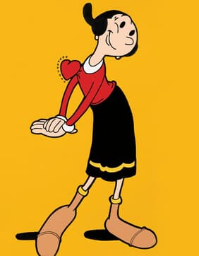 Olive Oyl - Adult comics character featured in 1 comic with 402.5K views - Profile