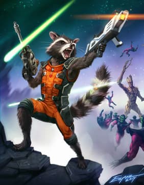 Rocket Raccoon - Adult comics character featured in 2 comics with 3.1M views - Profile
