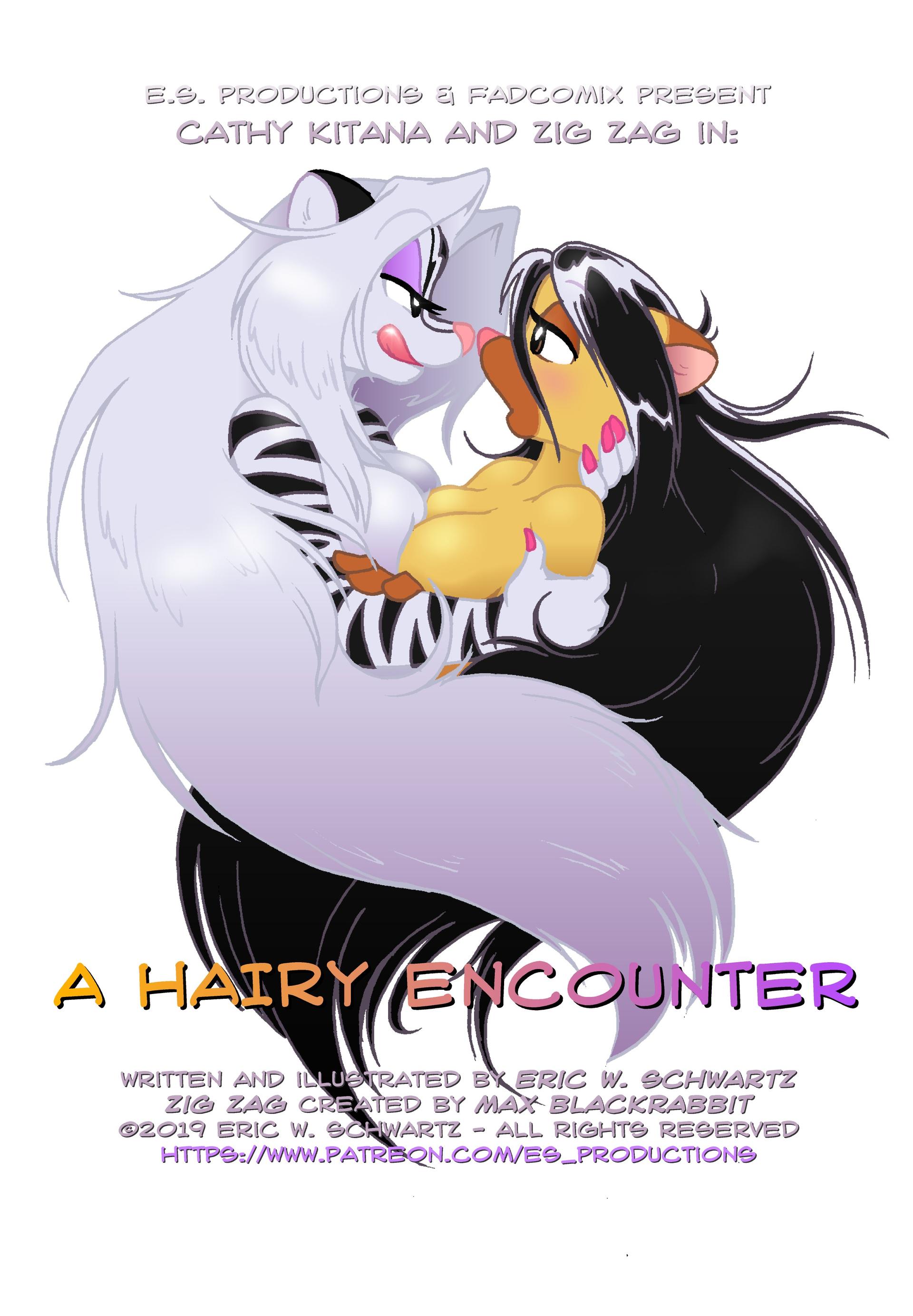 A Hairy Encounter - adult comic cover
