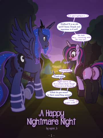 A Happy Nightmare Night - Read free adult comic online