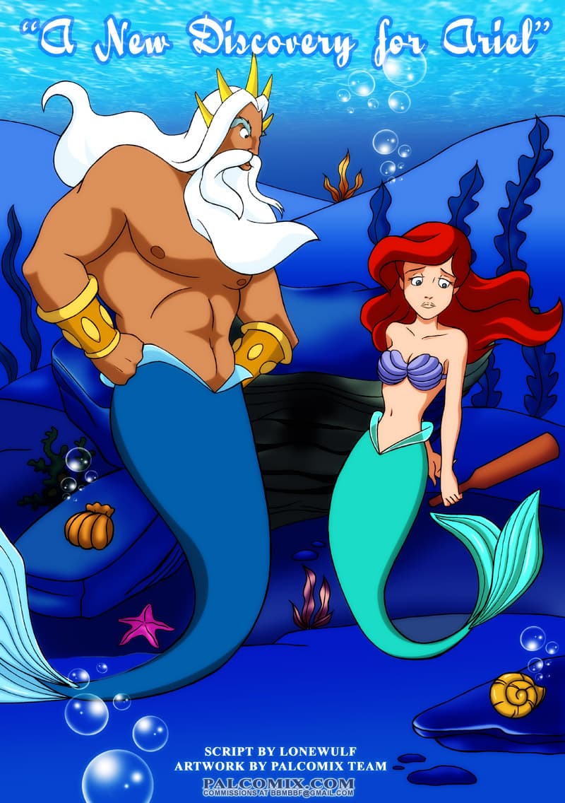 A New Discovery for Ariel - adult comic cover