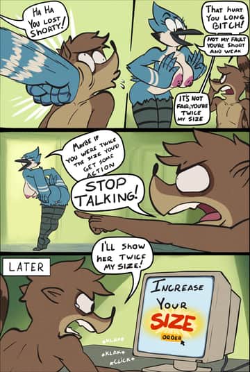 A regular show comic - Read free adult comic online