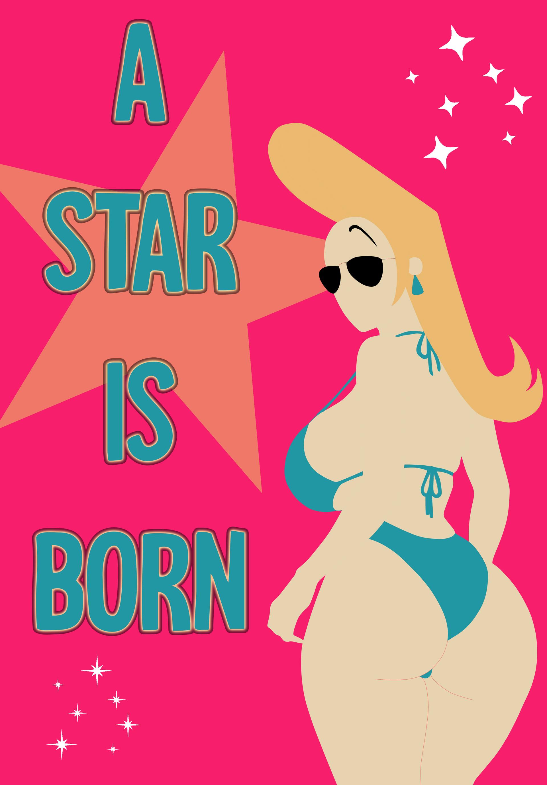 A Star is Born - Johnny Bravo - adult comic cover