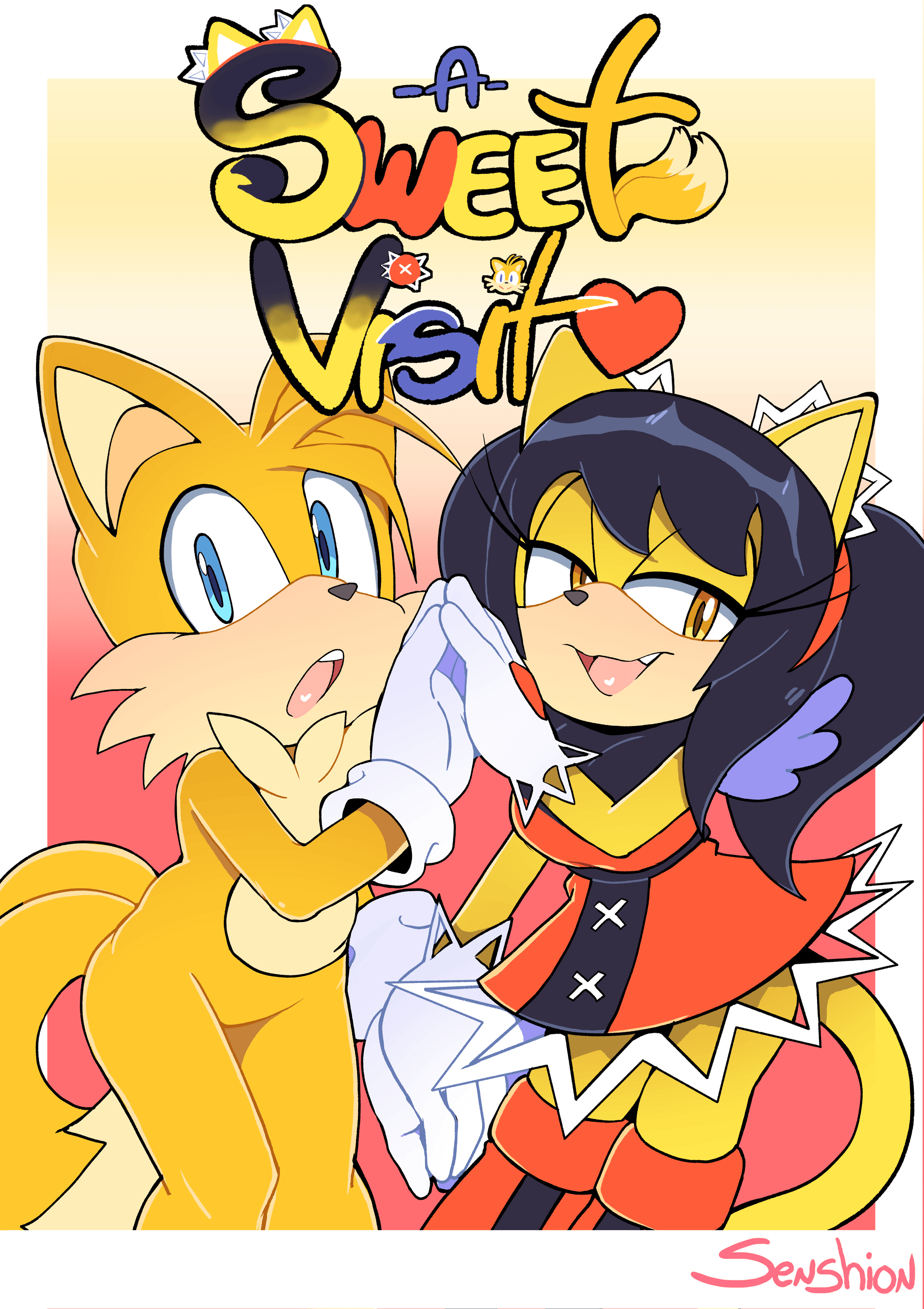 A Sweet Visit - adult comic cover