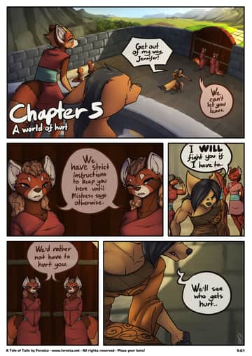 A Tale of Tails 5 - A World of Hurt - Read free adult comic online