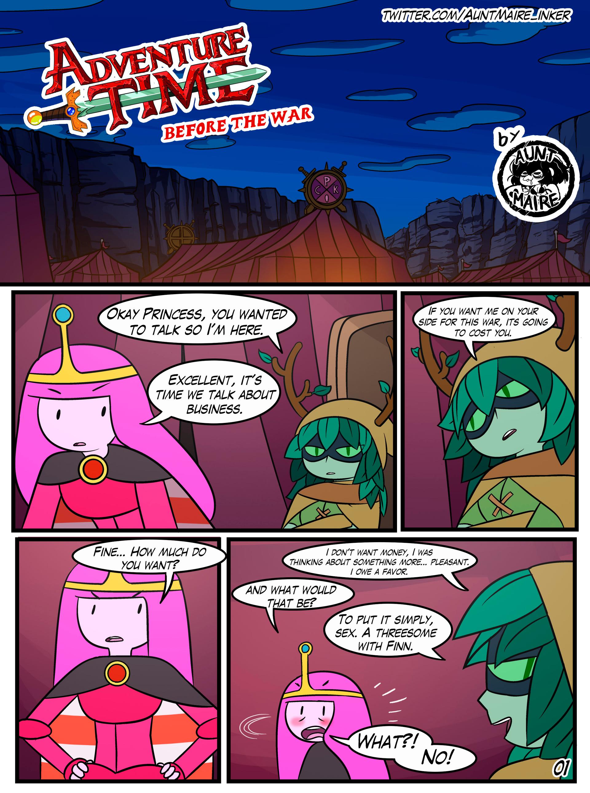 Adventure Time: Before the War - adult comic cover