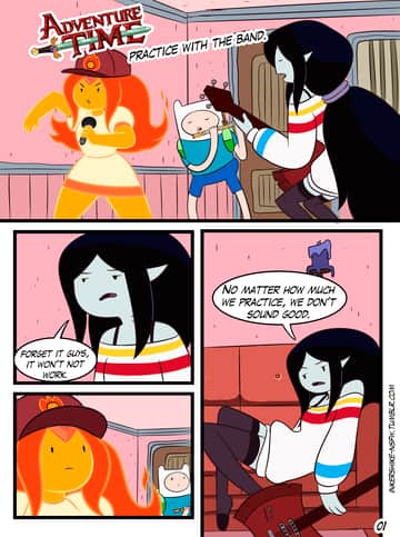 Adventure time: Practice With The Band - Read free adult comic online