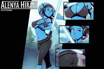 Alenya Hirani - Twi'lek Padawan - Read free adult comic online