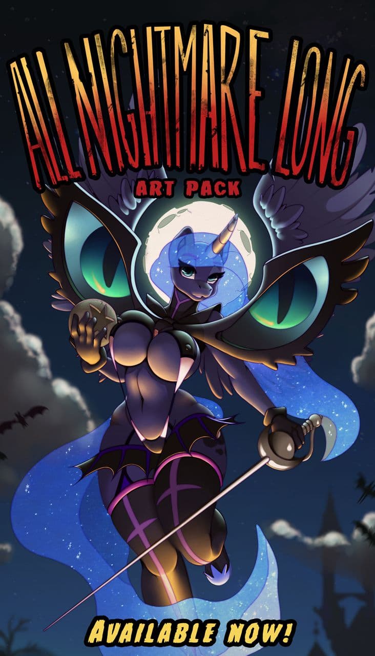 All Nightmare Long - adult comic cover