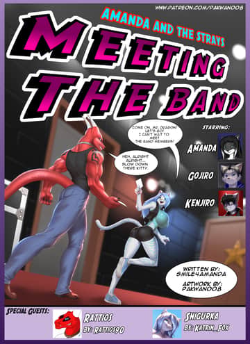 Amanda And The Strays: Meeting the Band - Read free adult comic online