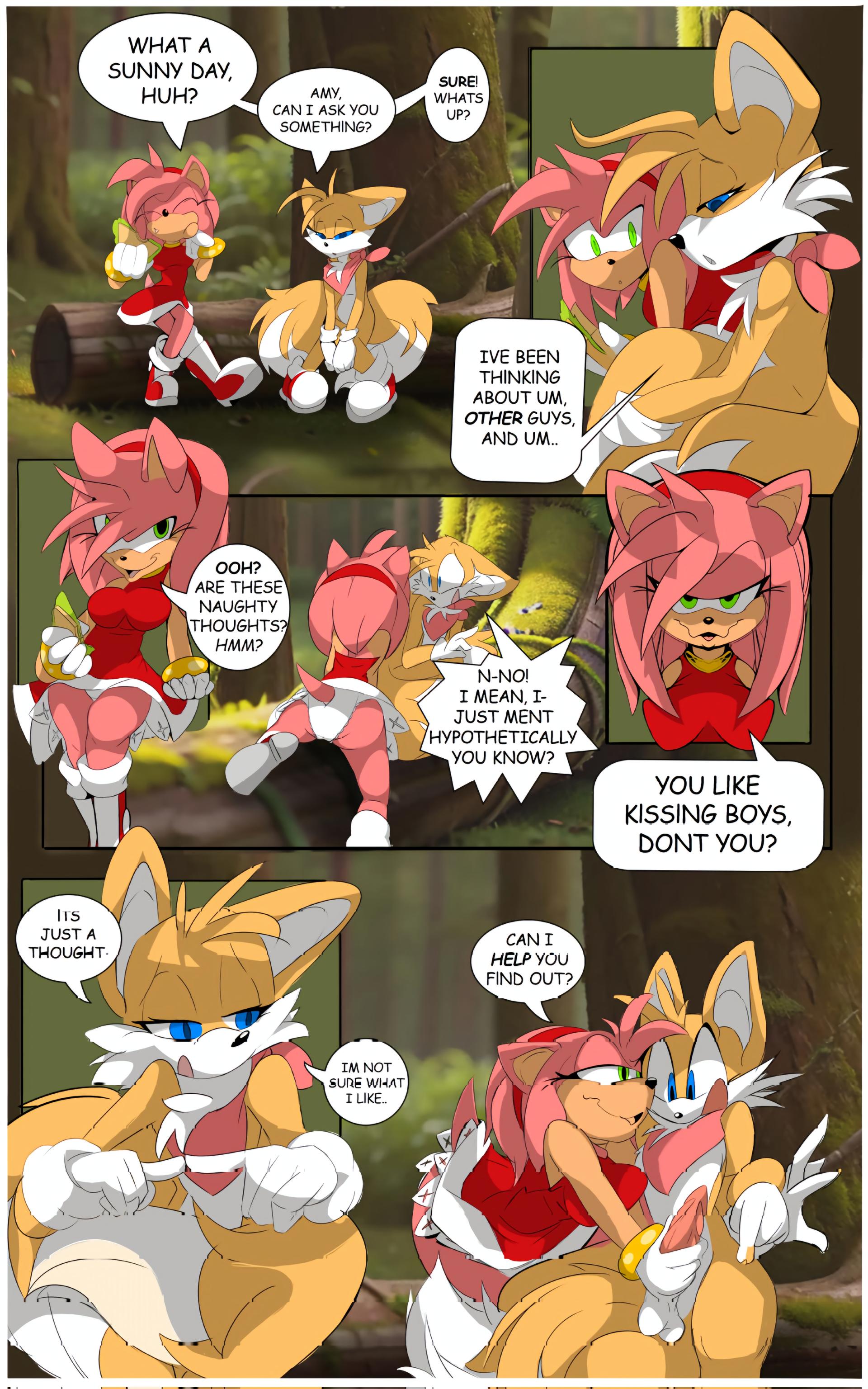Amy in Heat - adult comic cover