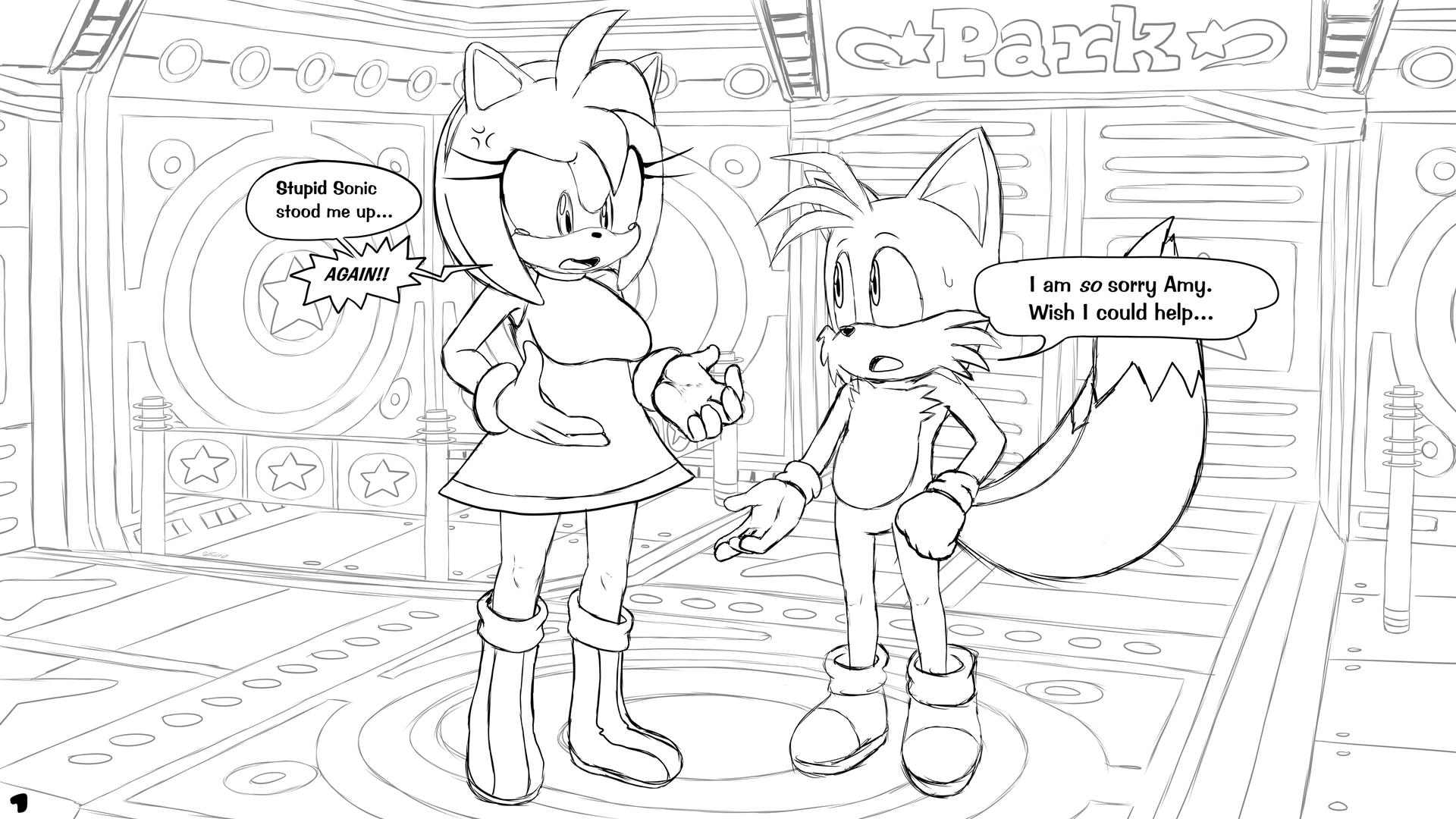 Amy's Twinkle Park Date - adult comic cover