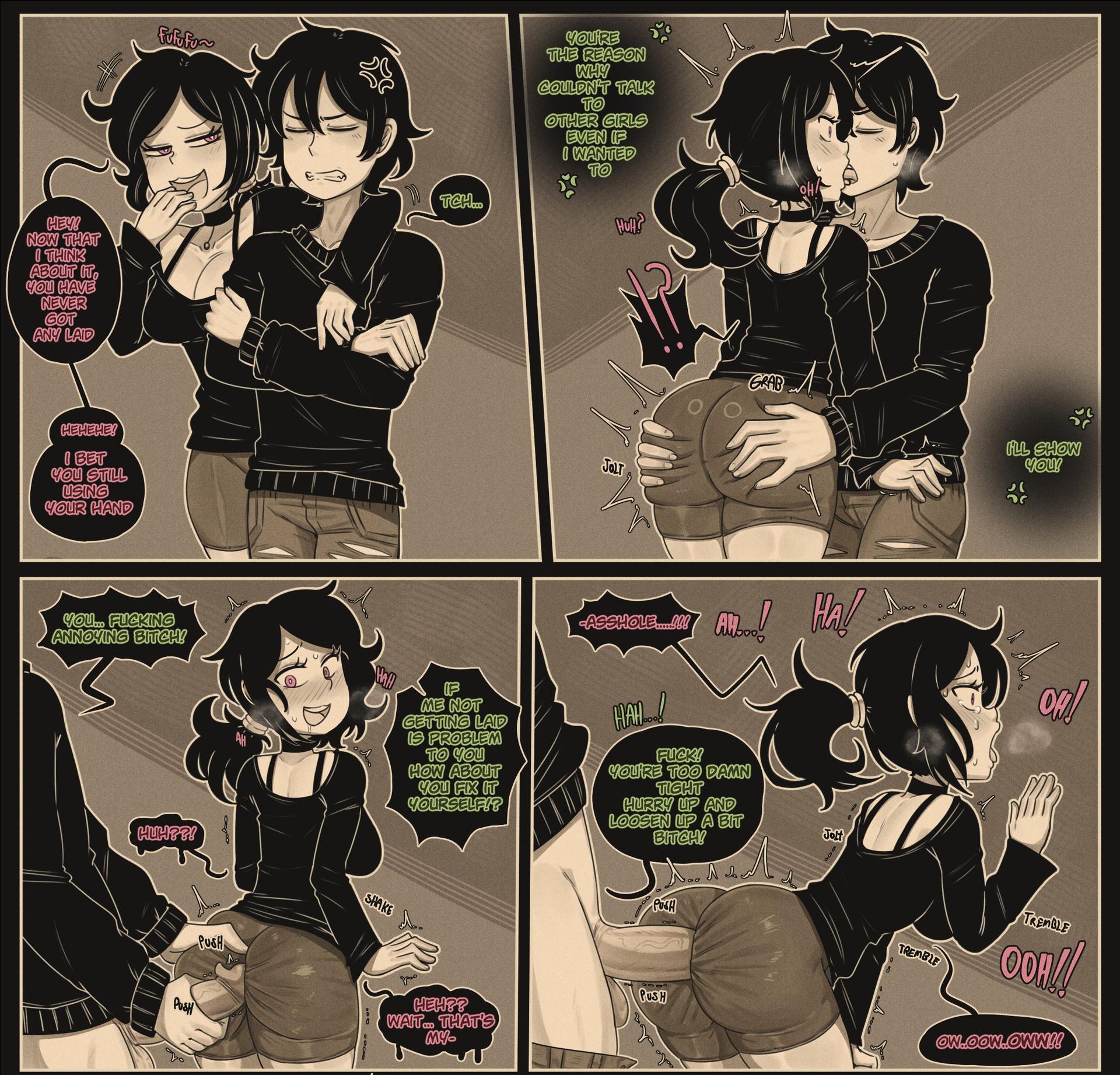 Andy and LeyLey - adult comic cover