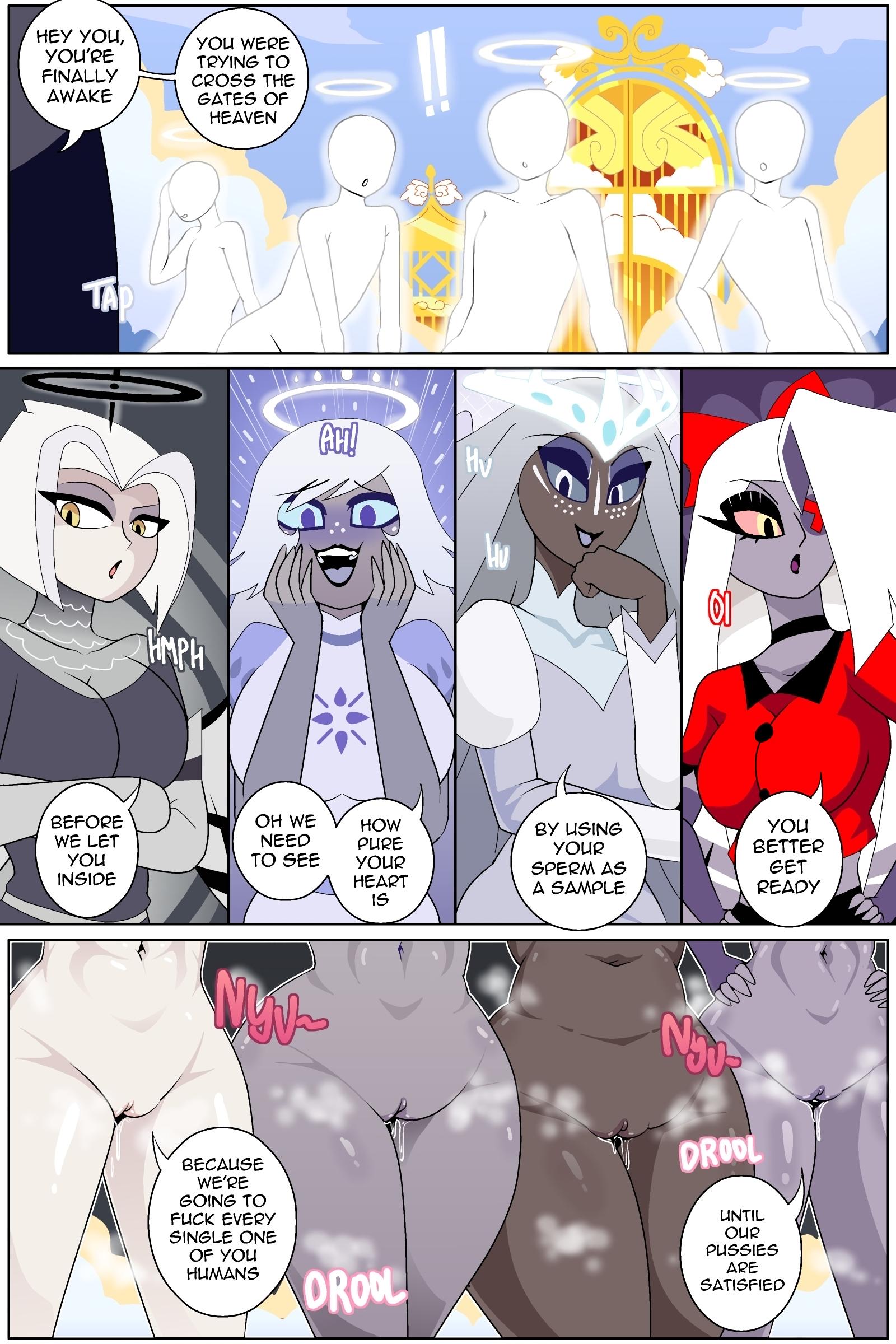 Angelic Human Purification - adult comic cover