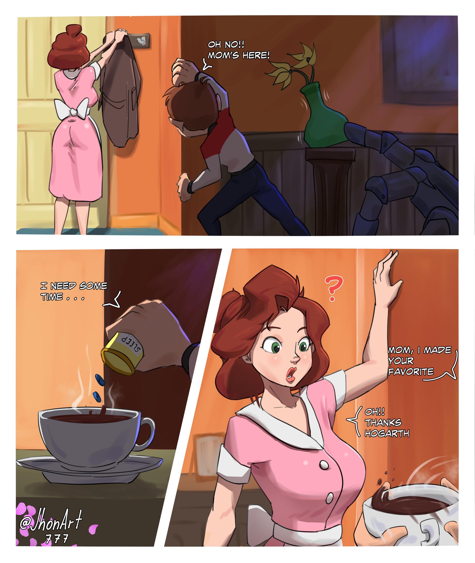 Annie Hughes - adult comic cover