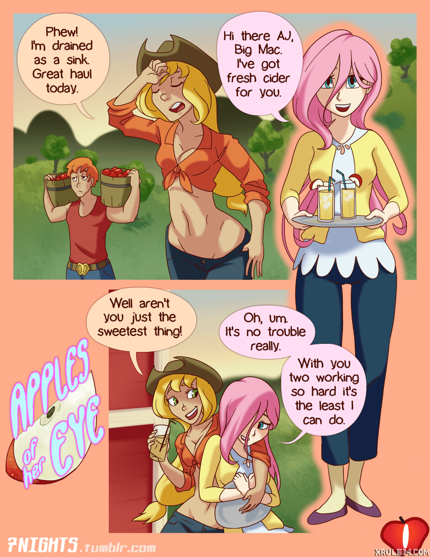 Apples of Her Eye - adult comic cover
