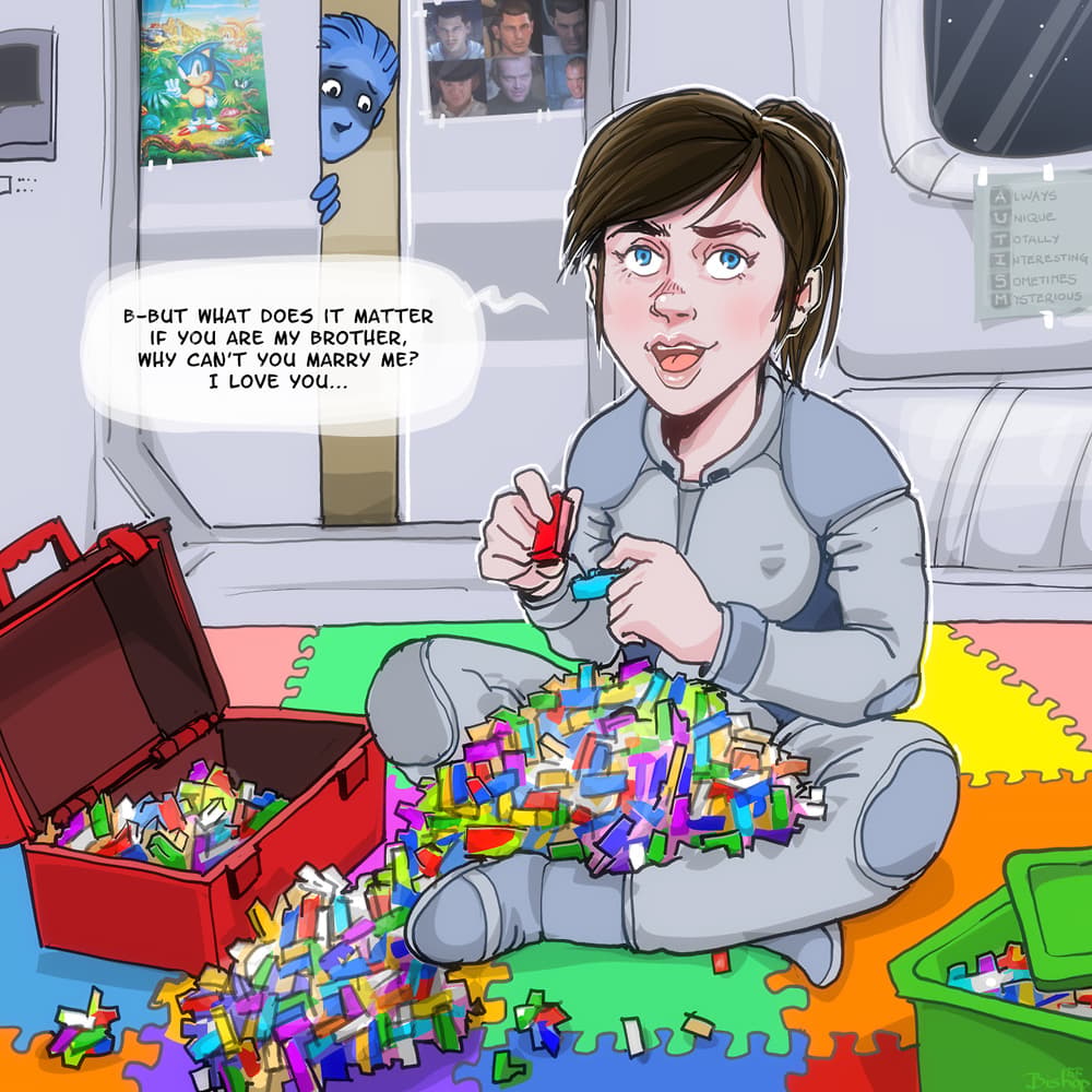Autistic Ryder - adult comic cover