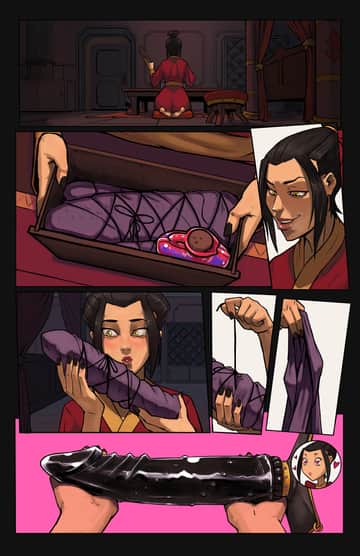 Azula and Dildo - Read free adult comic online