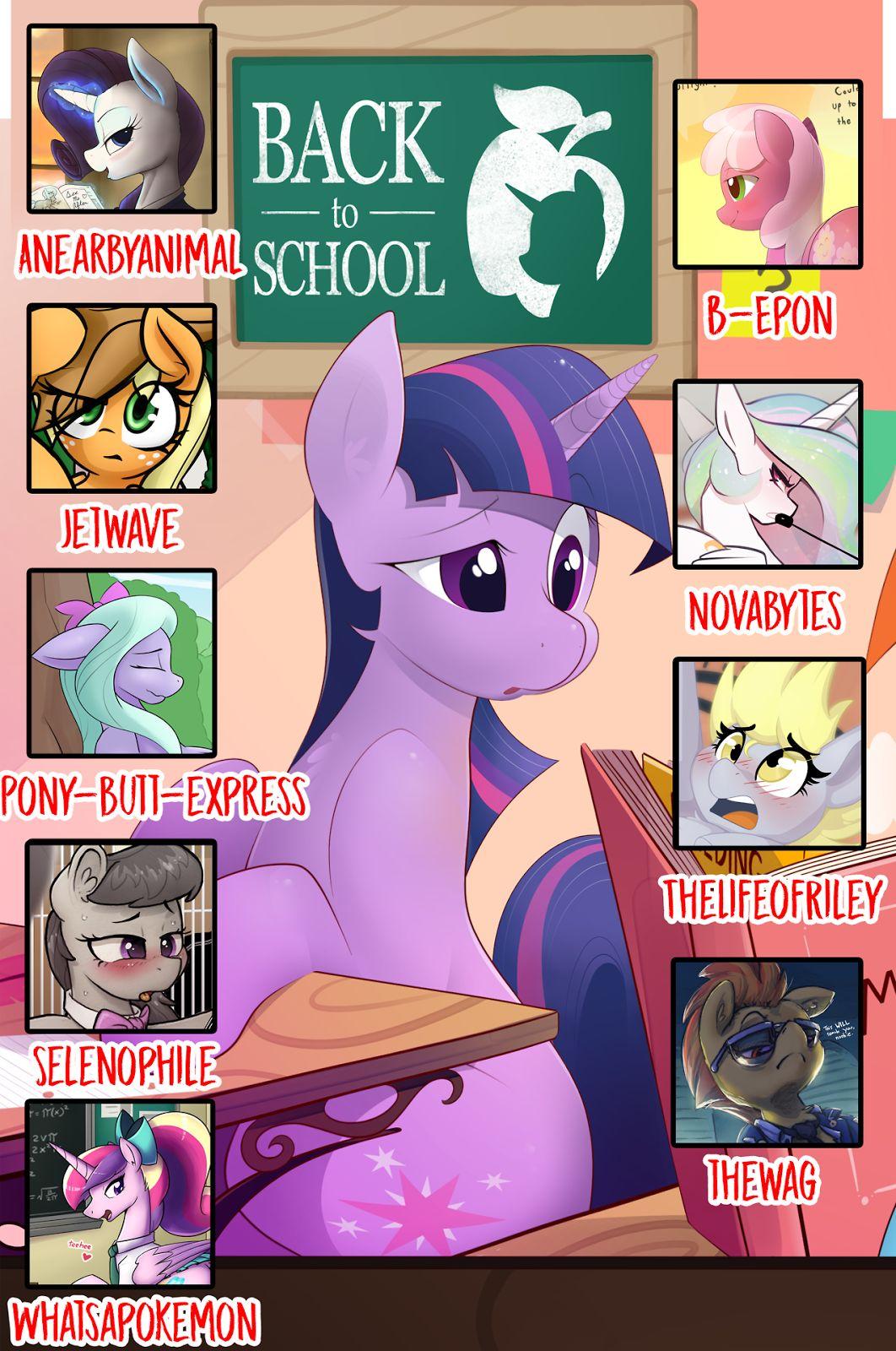 Back To School - adult comic cover