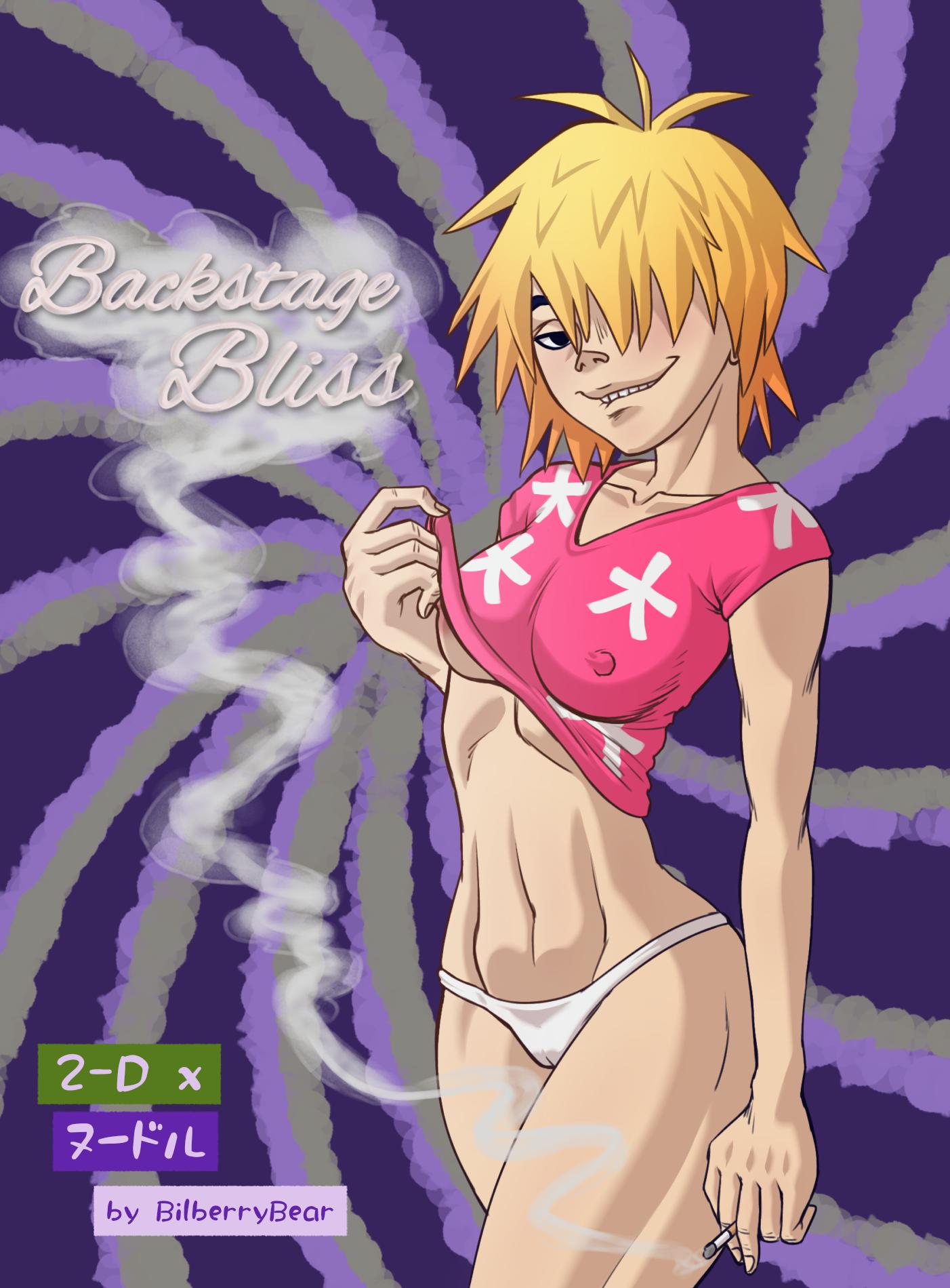 Backstage Bliss - adult comic cover