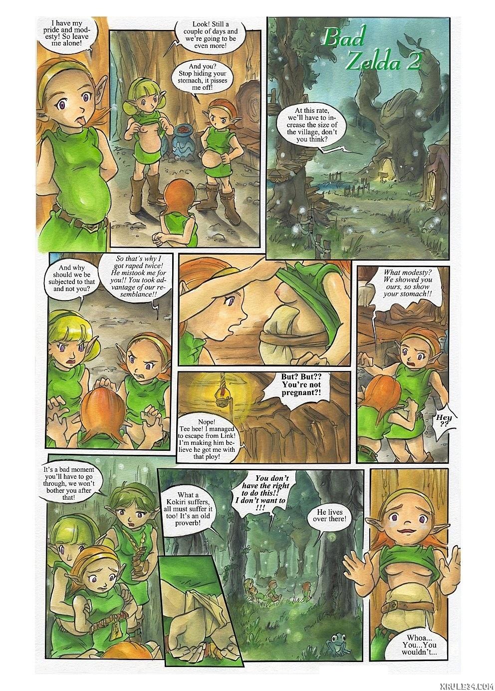 Bad Zelda 2 - adult comic cover
