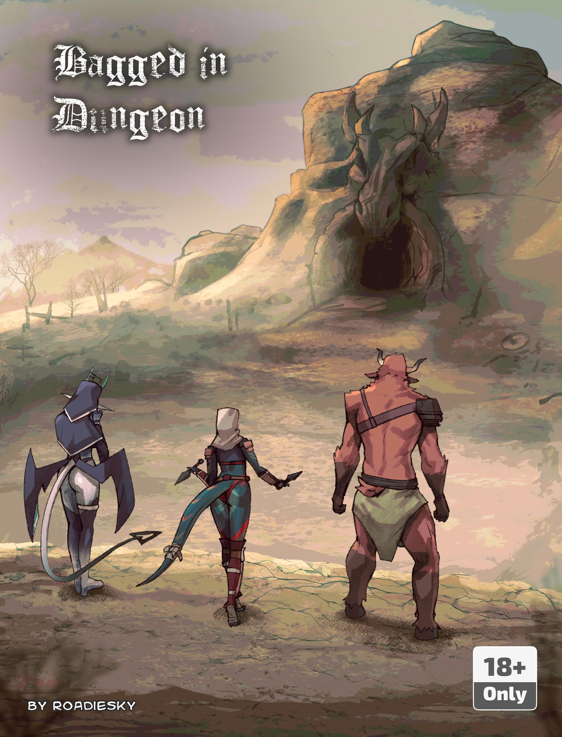 Bagged in Dungeon - adult comic cover