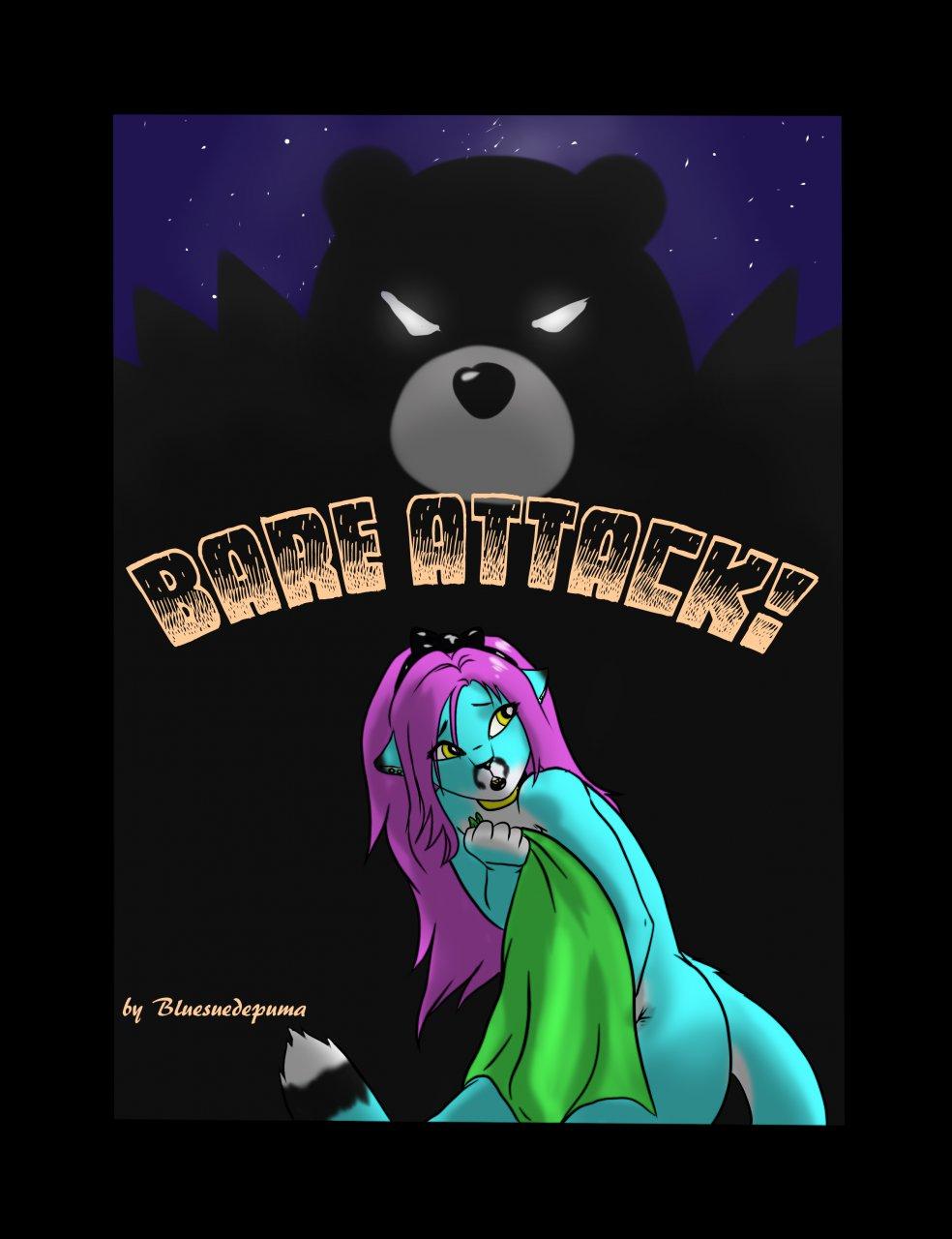 Bare Attack! - adult comic cover