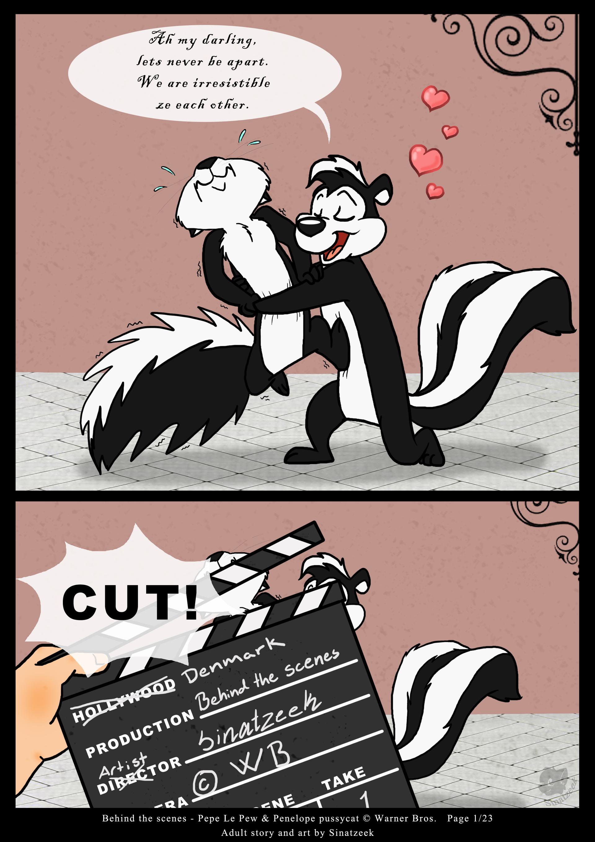 Behind the Scenes - adult comic cover