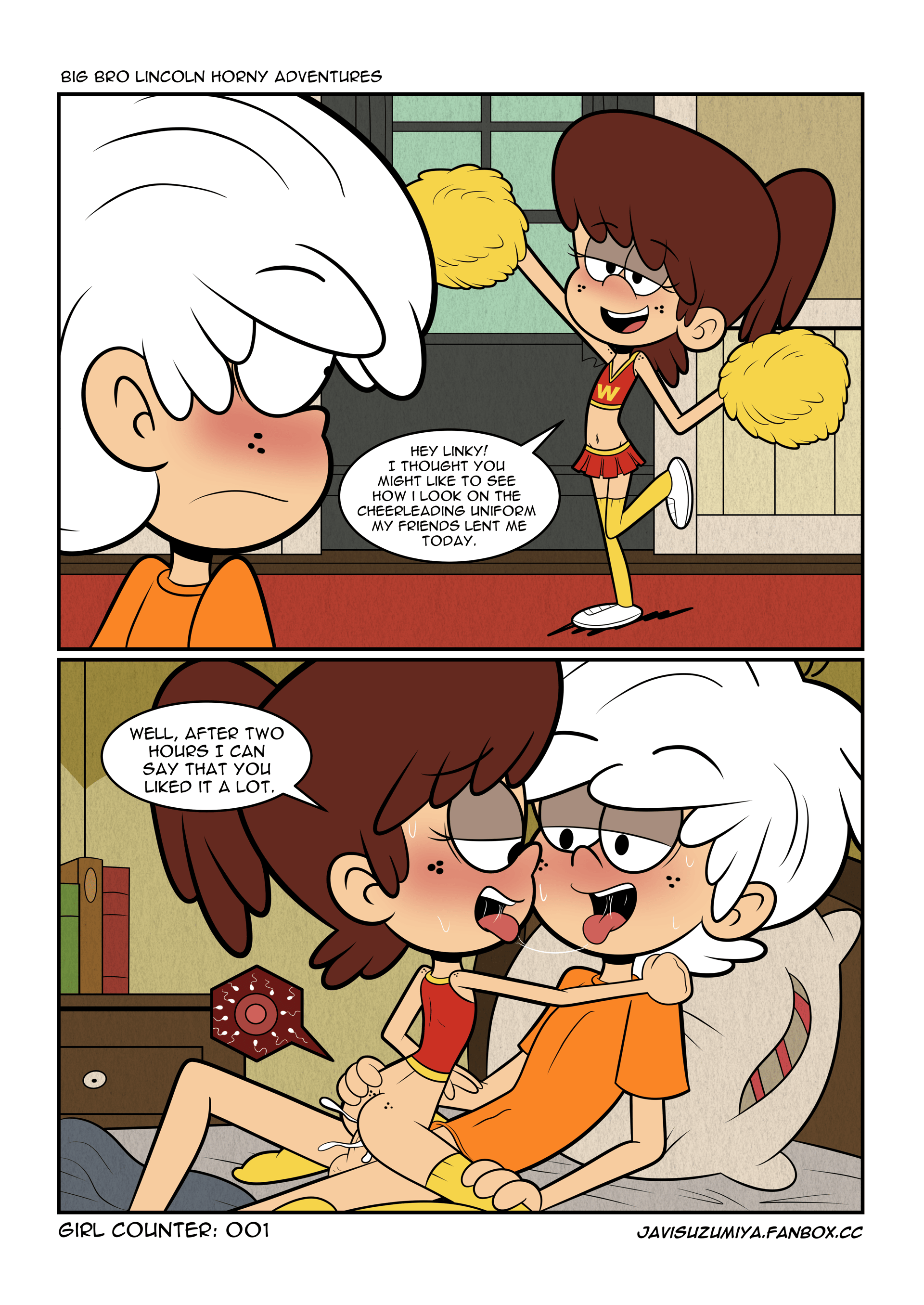 Big Bro Lincoln's Horny Adventures - adult comic cover