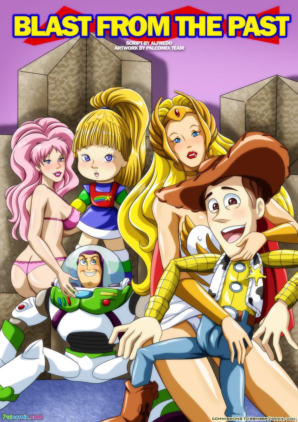 Blast from the past - adult comic cover