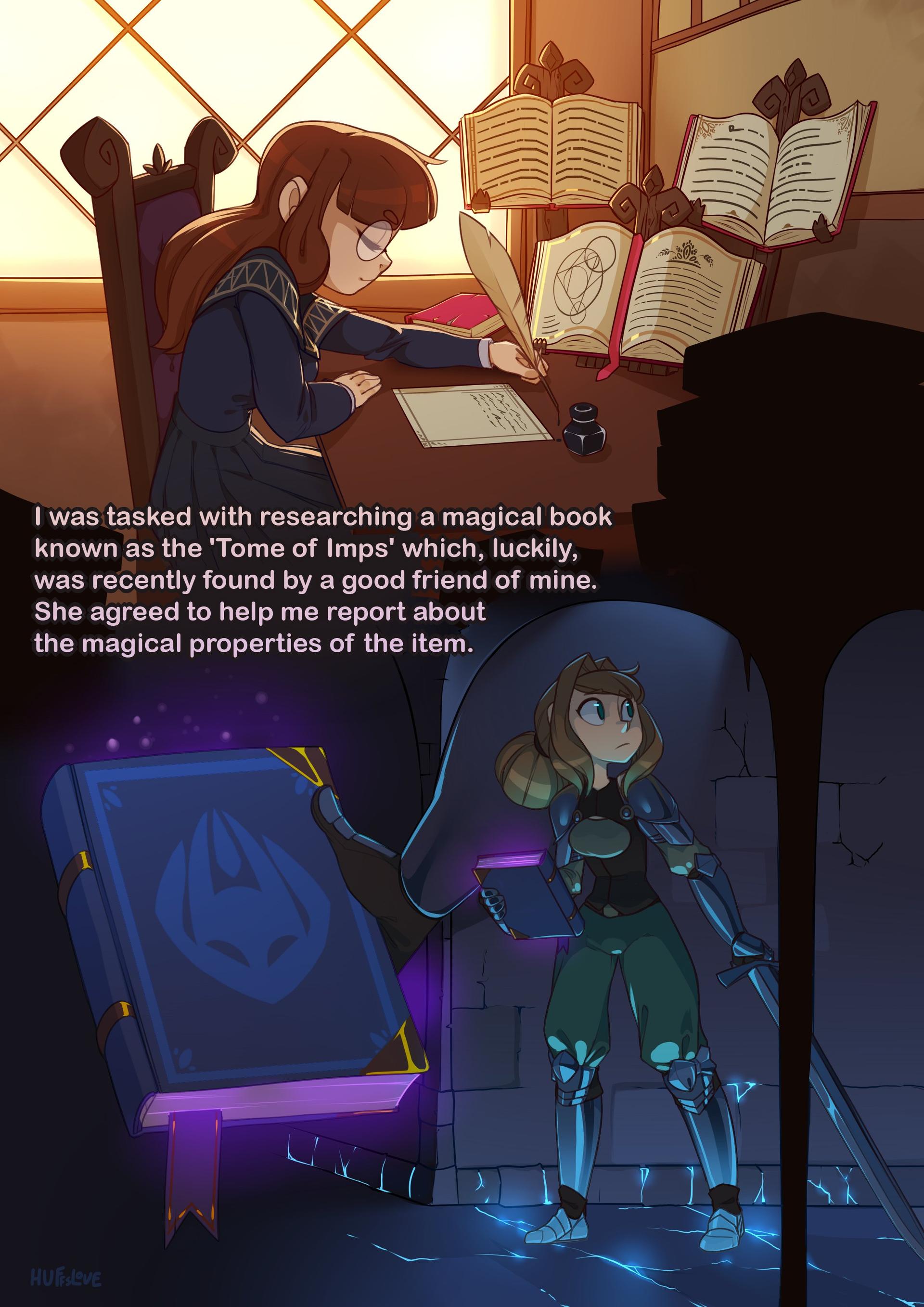 Book of Imps - adult comic cover