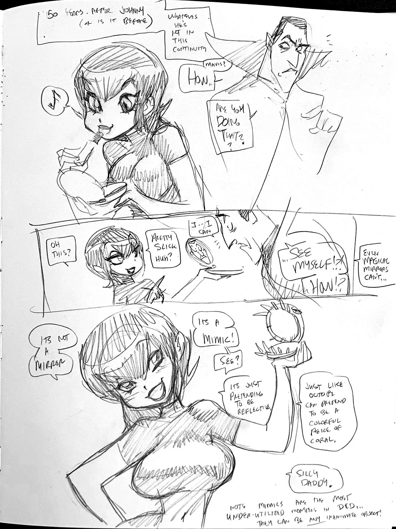 Booty Doc Goof-Off: Mavis x Alucard - adult comic cover