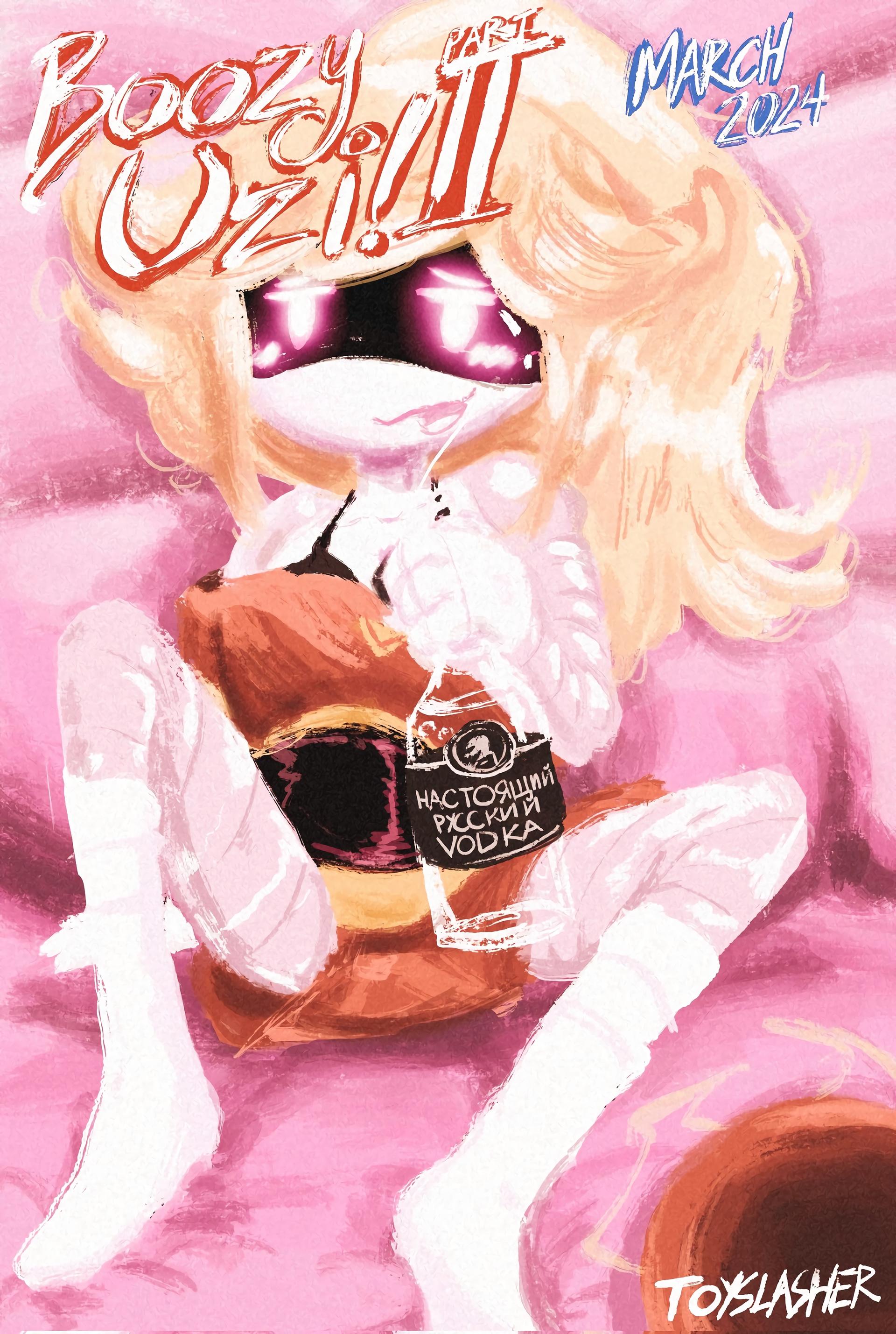 Boozy Uzi 2! - adult comic cover