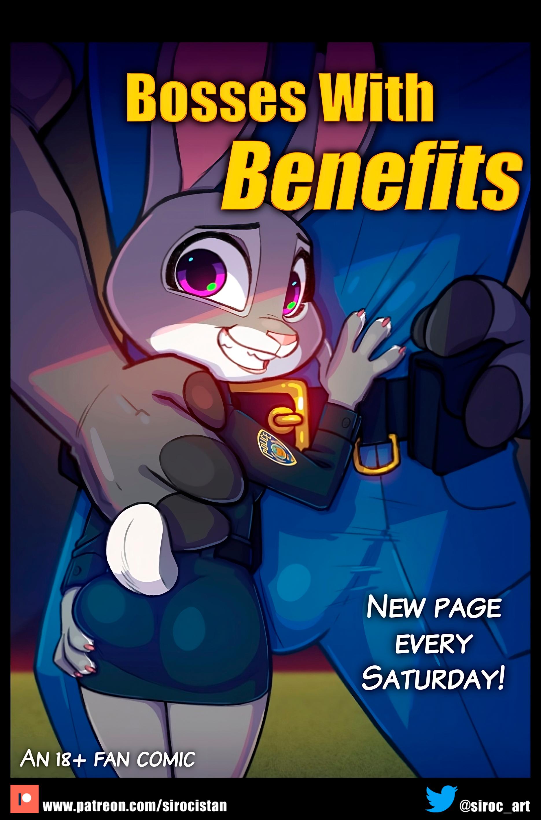 Bosses With Benefits - adult comic cover