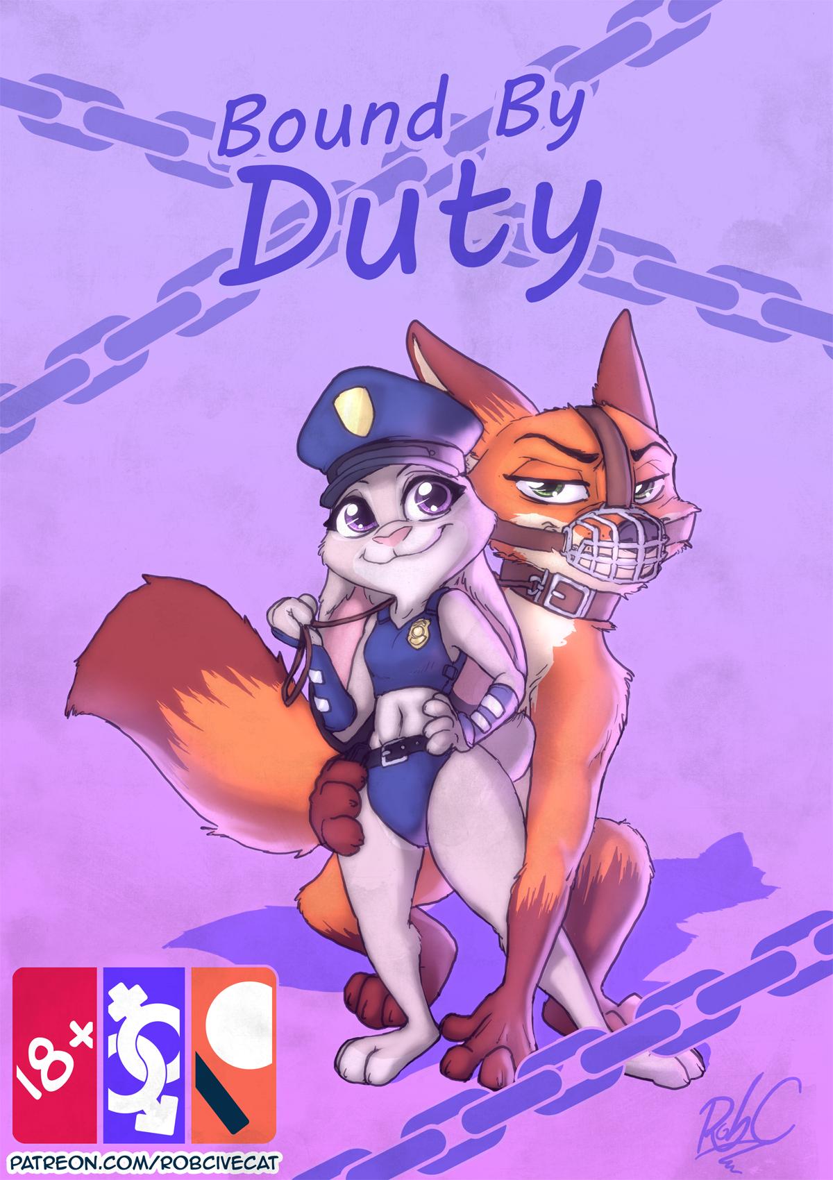 Bound by Duty - adult comic cover