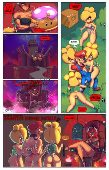 Bowsette's Bondage Bastille - Read free adult comic online