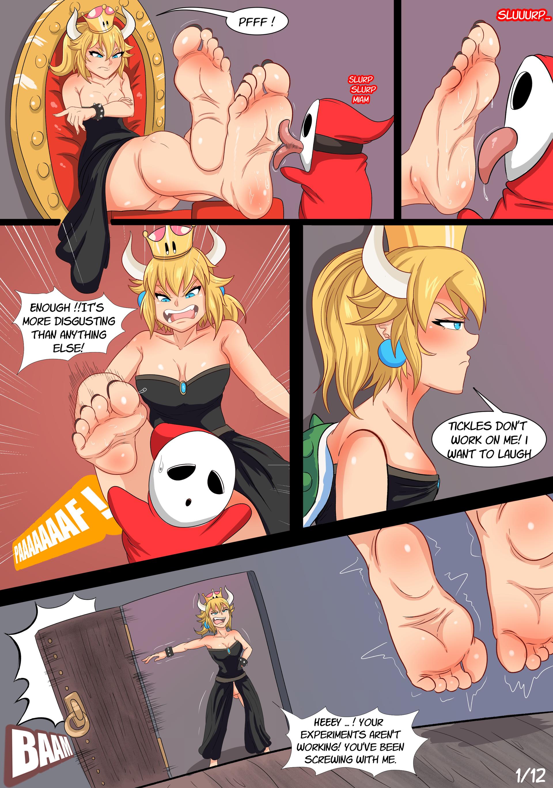 Bowsette's Research - adult comic cover