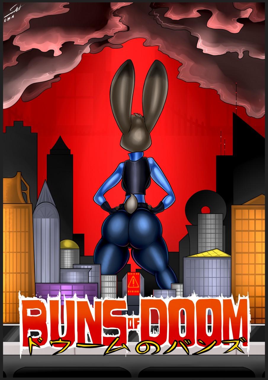 Buns of Doom - adult comic cover