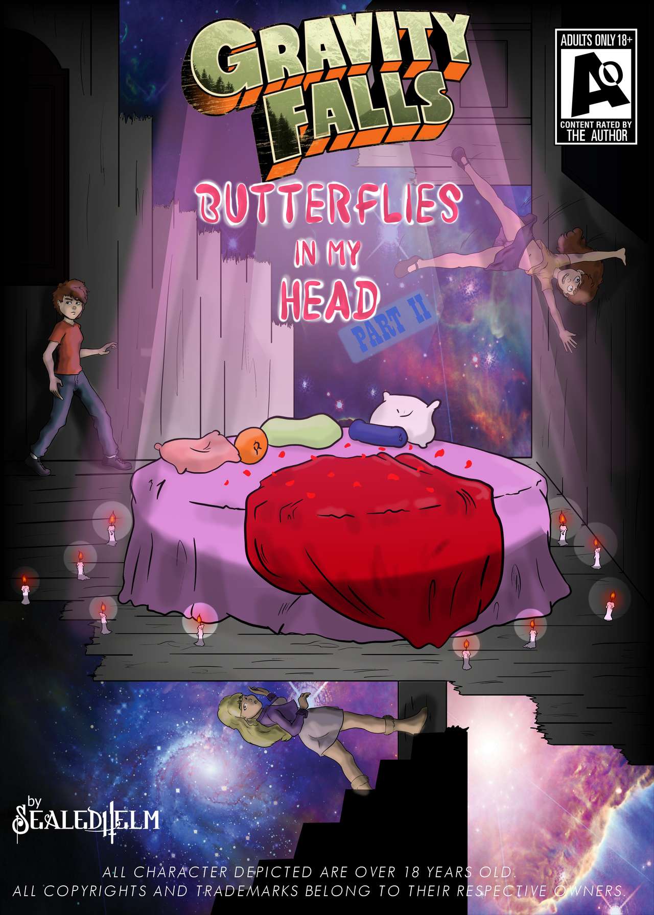 Butterflies in my Head 2 - adult comic cover