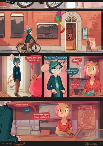 Café exposé - Read free adult comic online