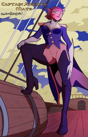 Captain Amelia's Mate - Read free adult comic online
