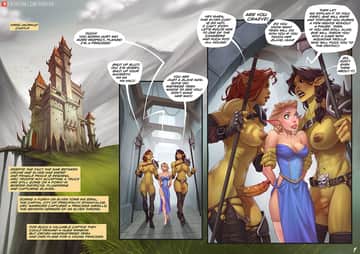 Captive of the Orcs - Read free adult comic online