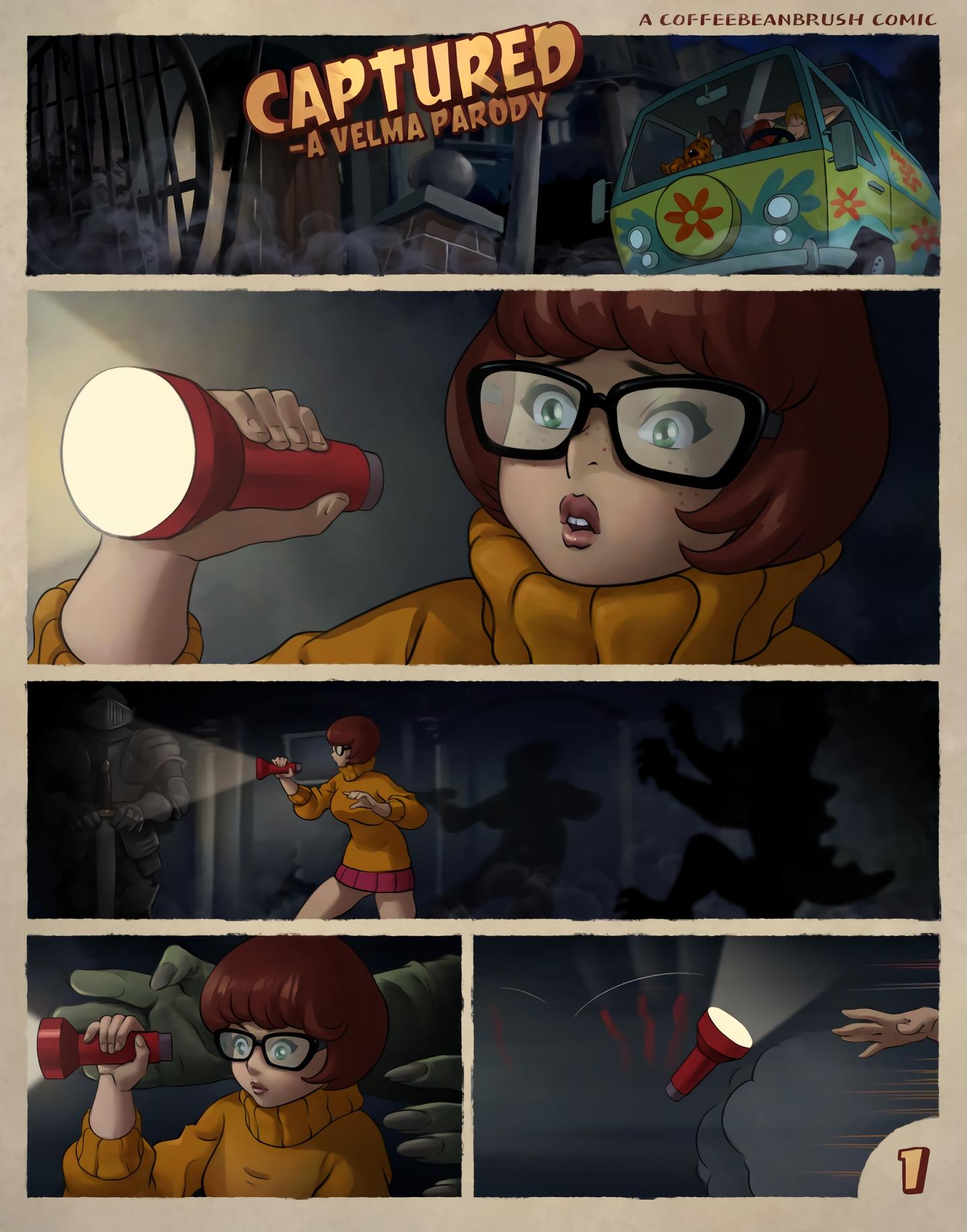 Captured - A Velma Parody - adult comic cover