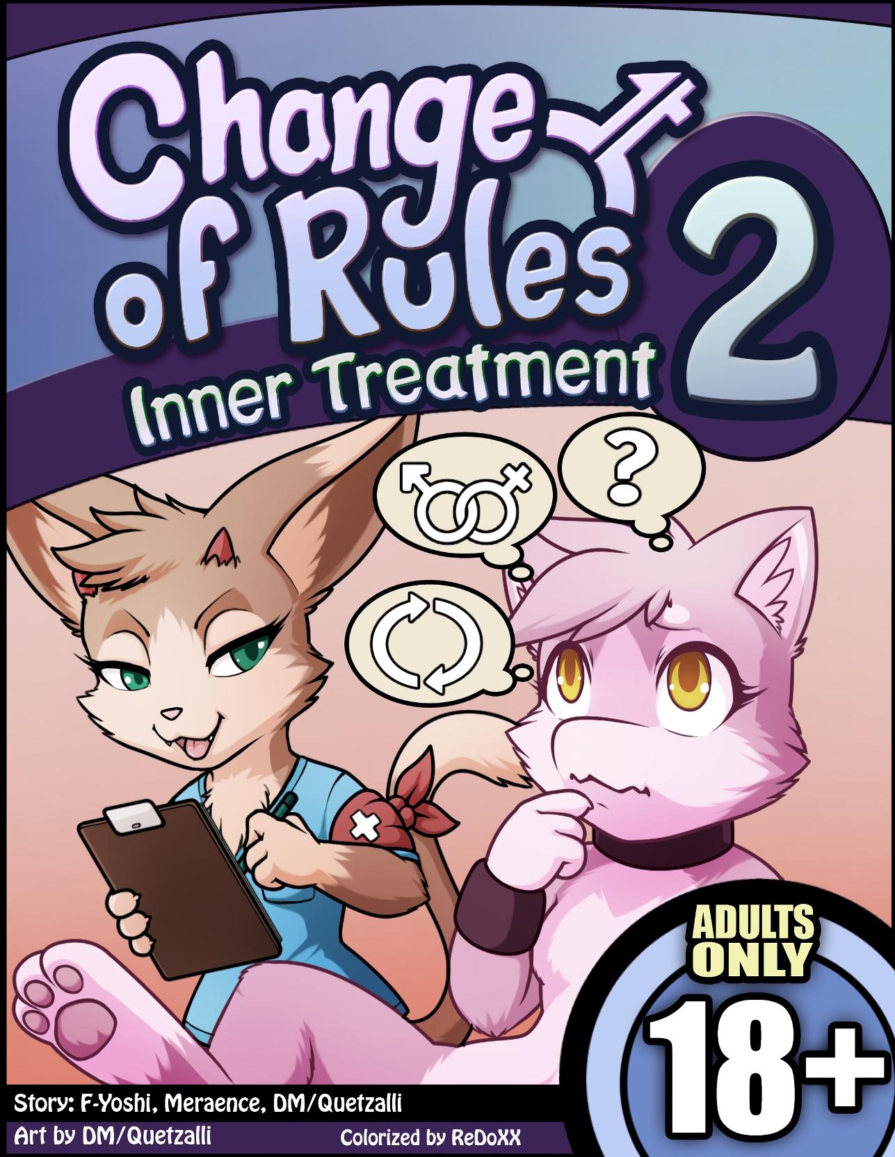Change of Rules 2: Inner Treatment - adult comic cover