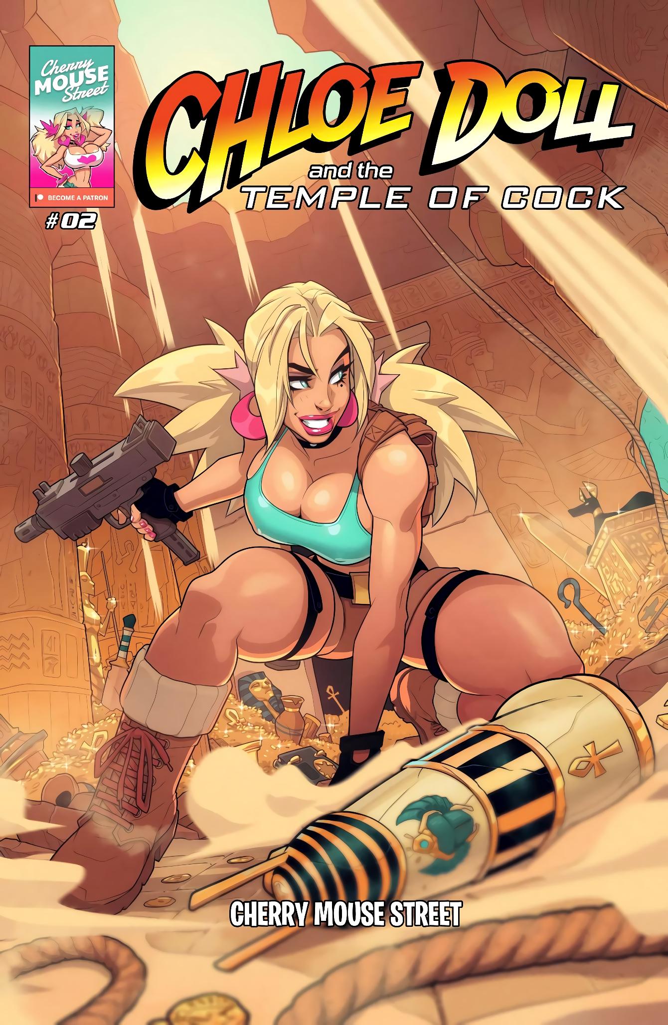 Chloe Doll And the Temple of Cock - adult comic cover