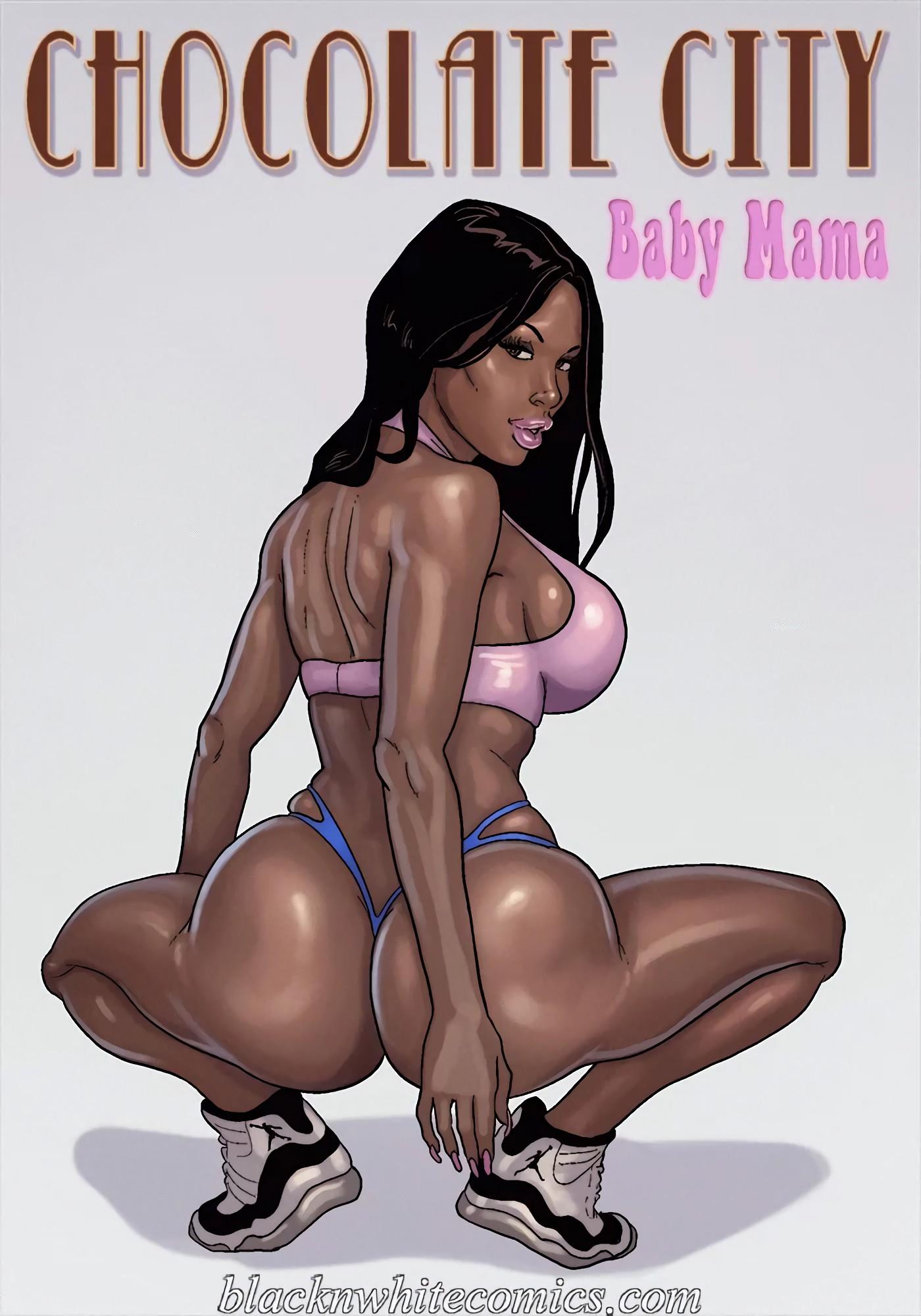 Chocolate City - Baby Mama - adult comic cover