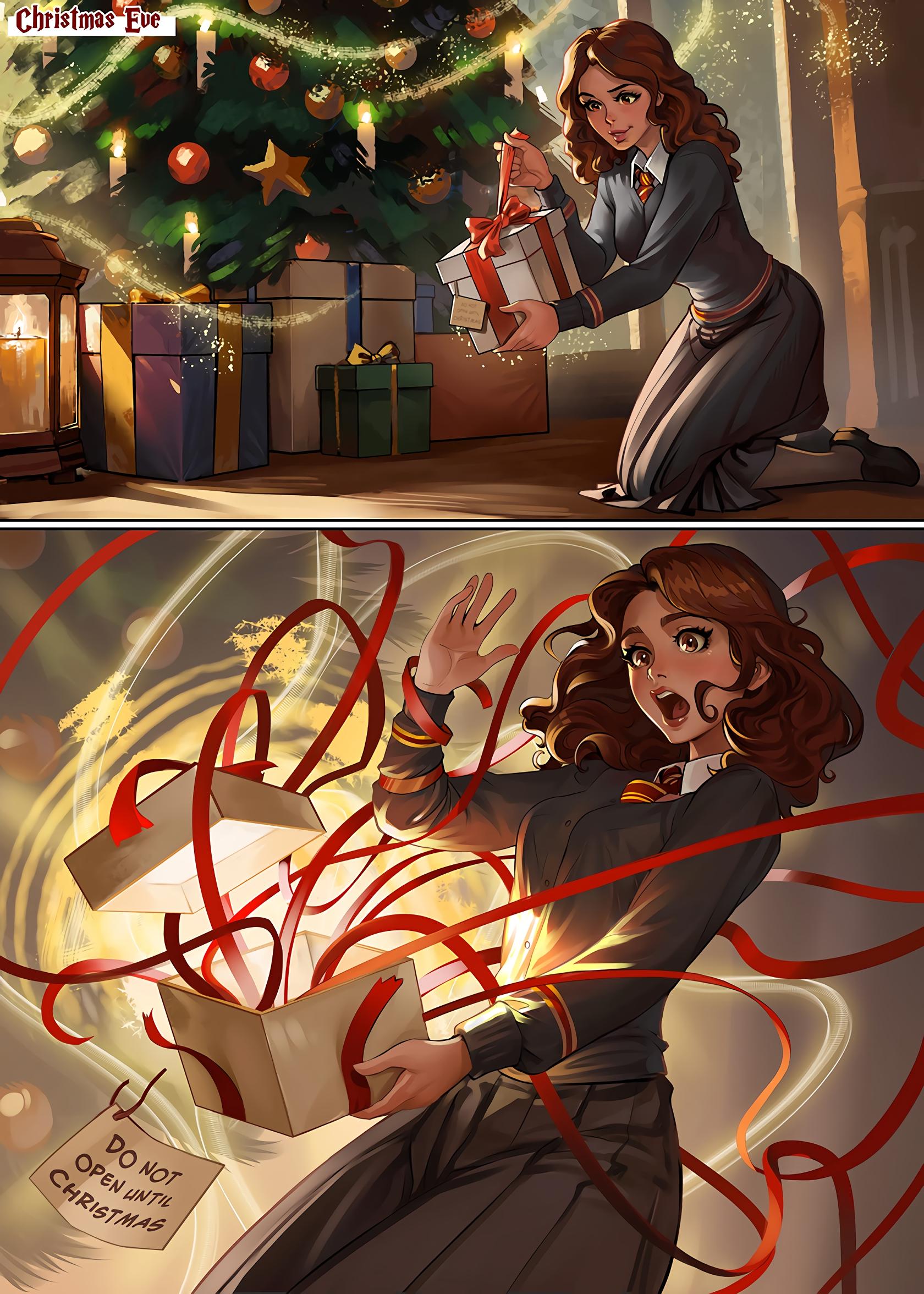 Christmas Gift - adult comic cover