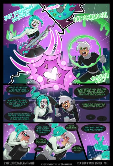 Clashing with Ember McLaine - Read free adult comic online